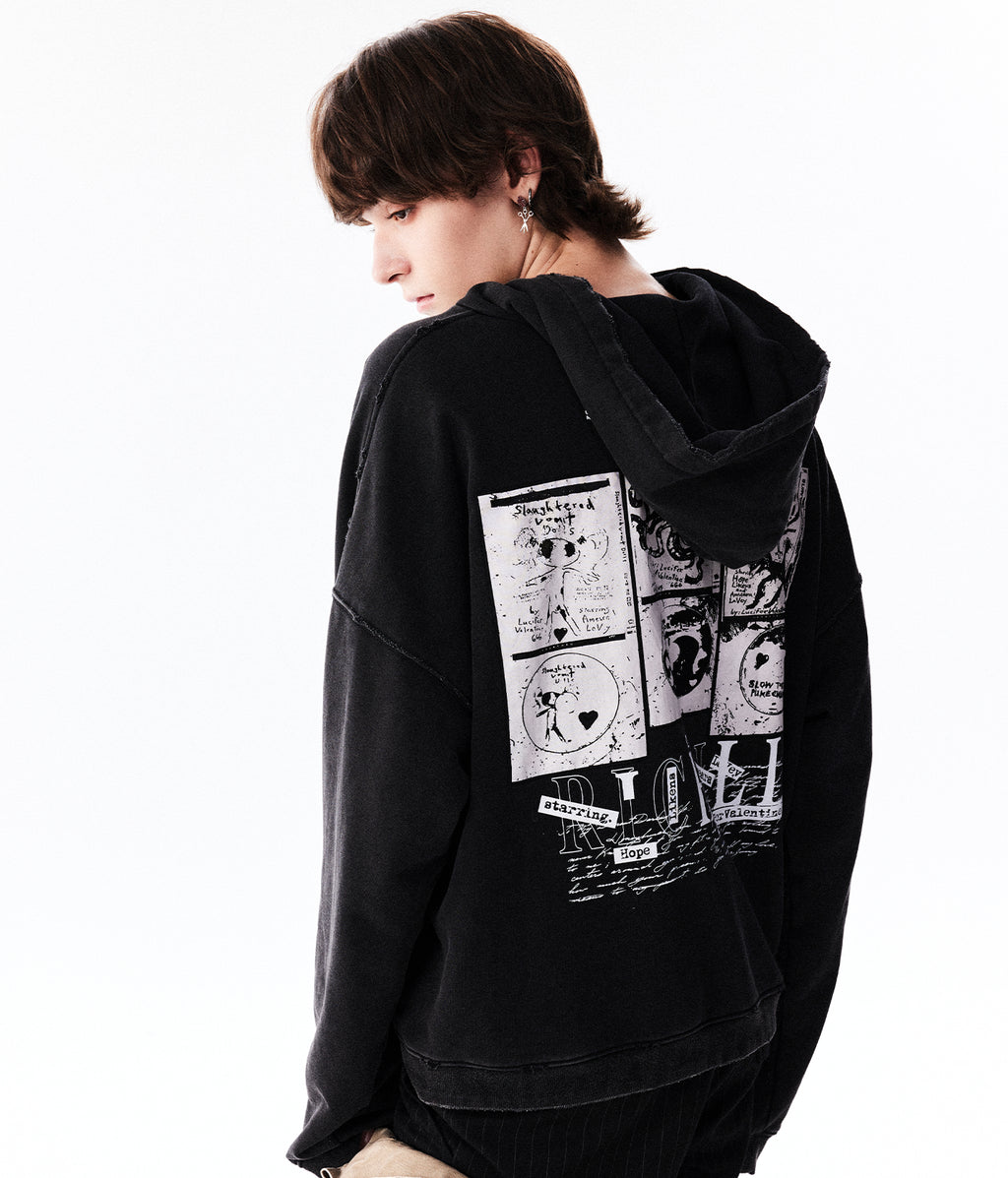 Gore Graphic Hoodie | Richill Melancholy