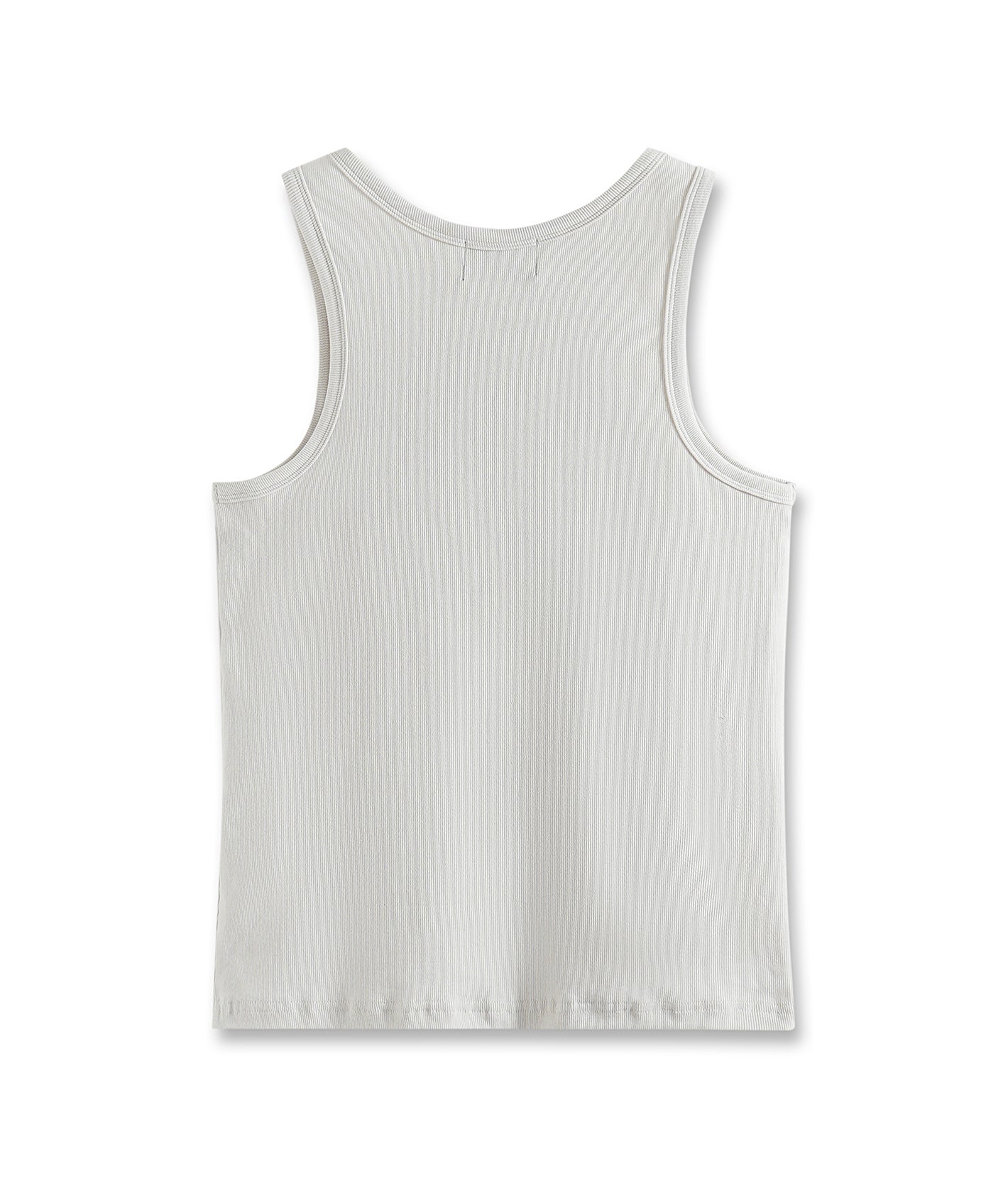 Graphic Ribbed Tank Top