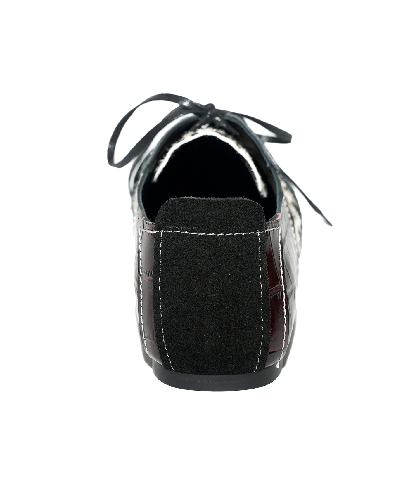 Leopard-Panel Leather German Trainer Sneakers-BLK