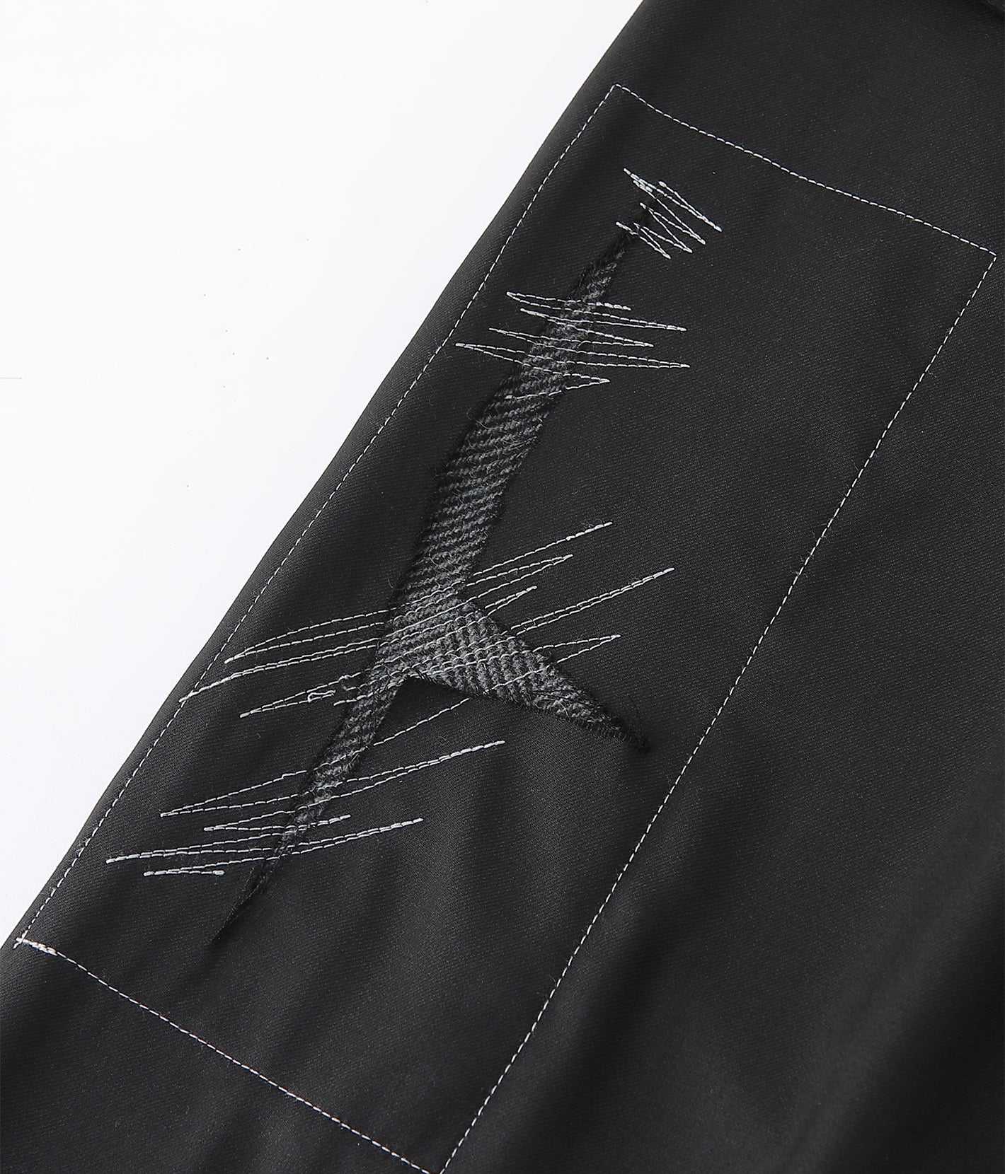 Patch Wool Tailored Trouser
