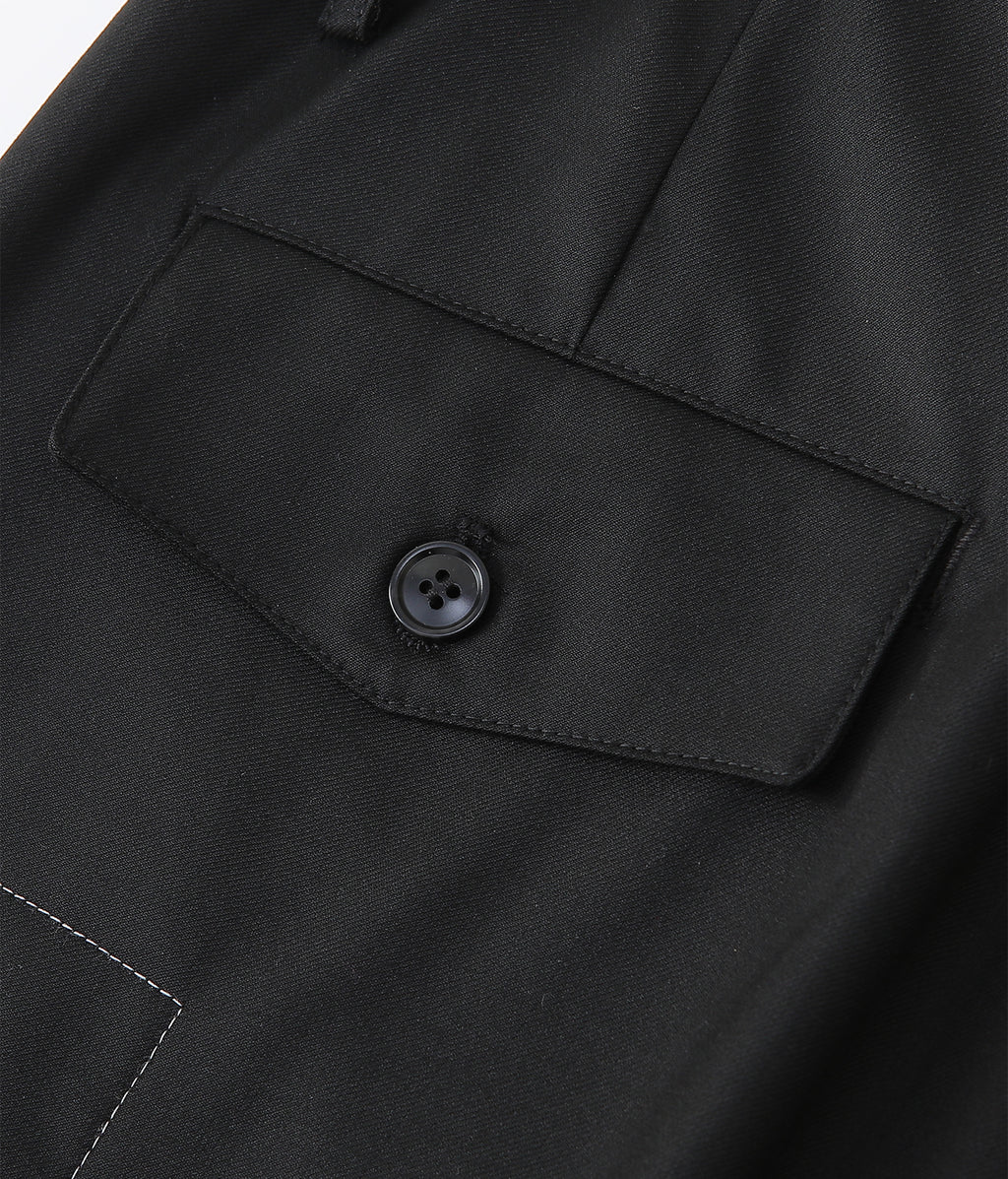 Patch Wool Tailored Trouser