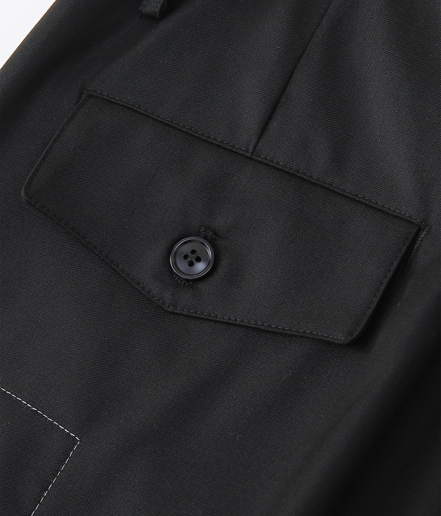 Patch Wool Tailored Trouser
