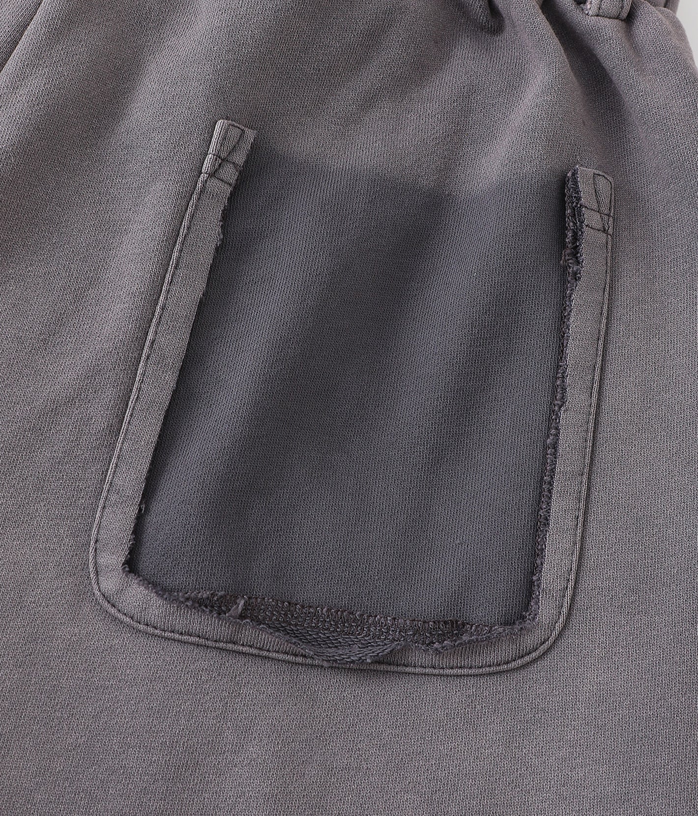 Patchwork Graphic Washed Sweatshorts