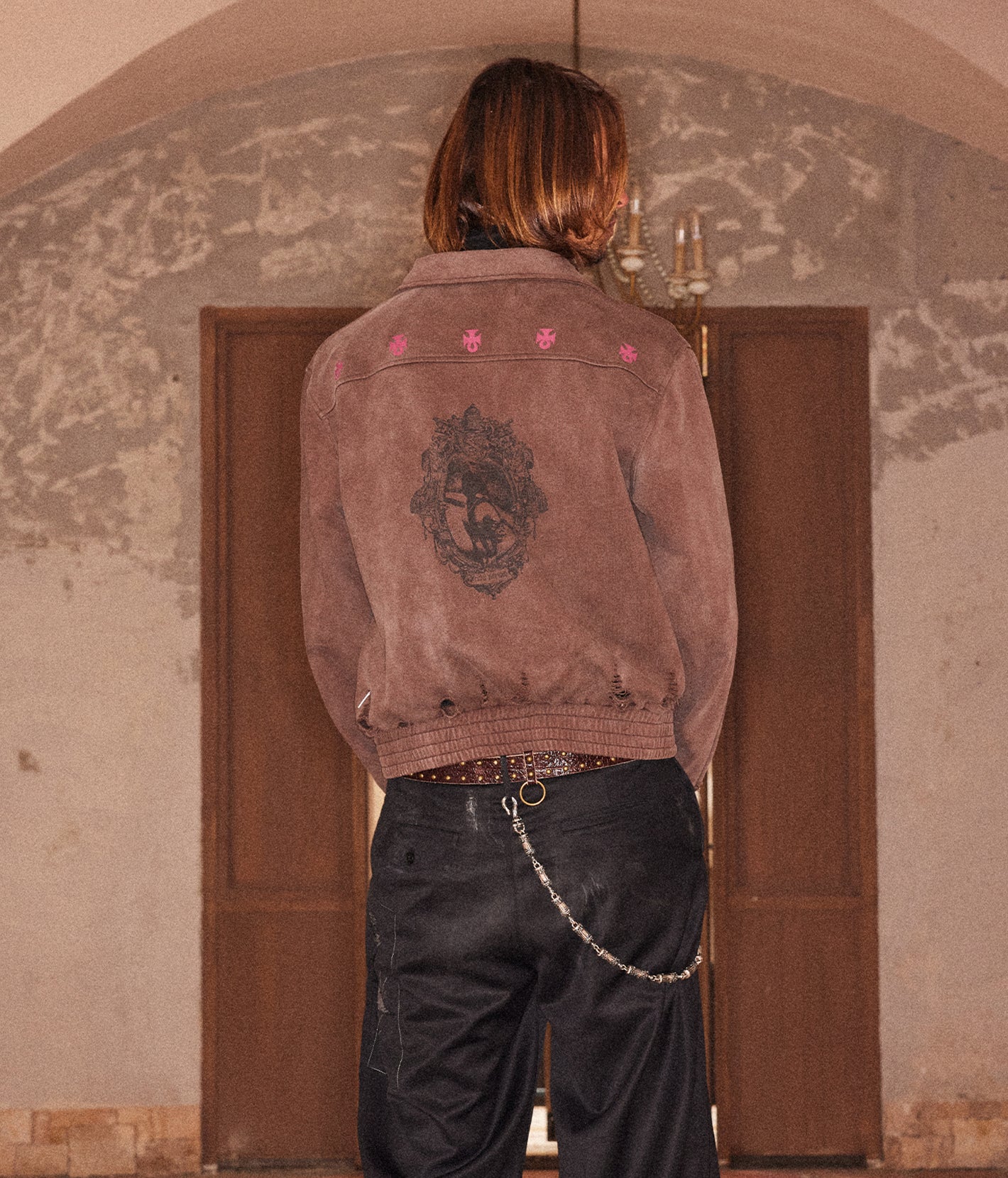 Printed Patched Jacket | Richill Melancholy
