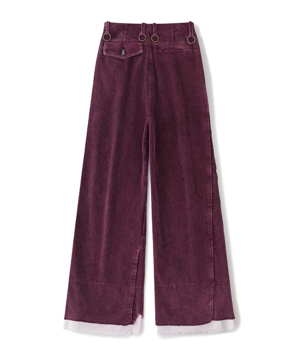 Ring Corduroy Wide Trouser