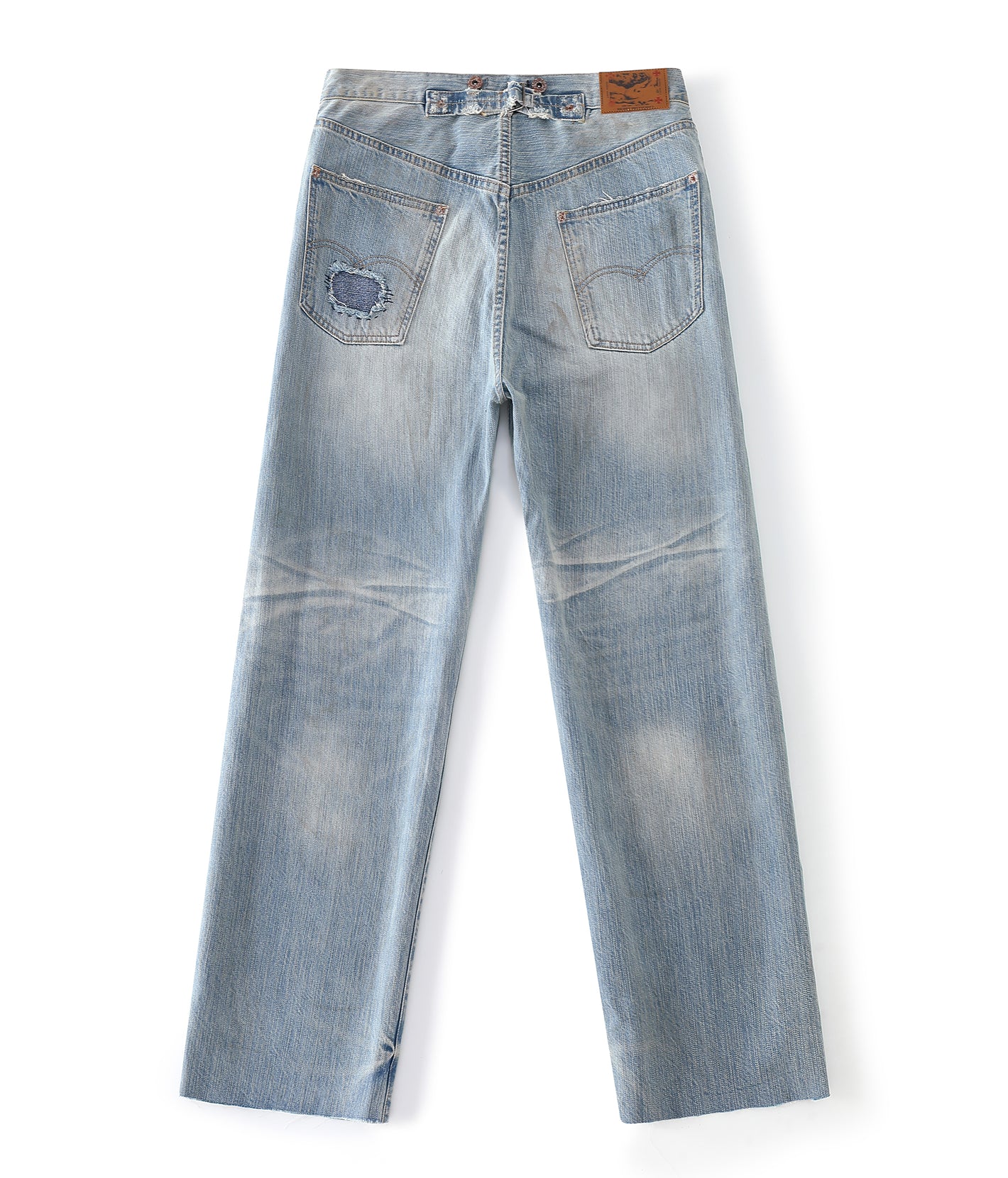 Rust Button Selvedge Denim