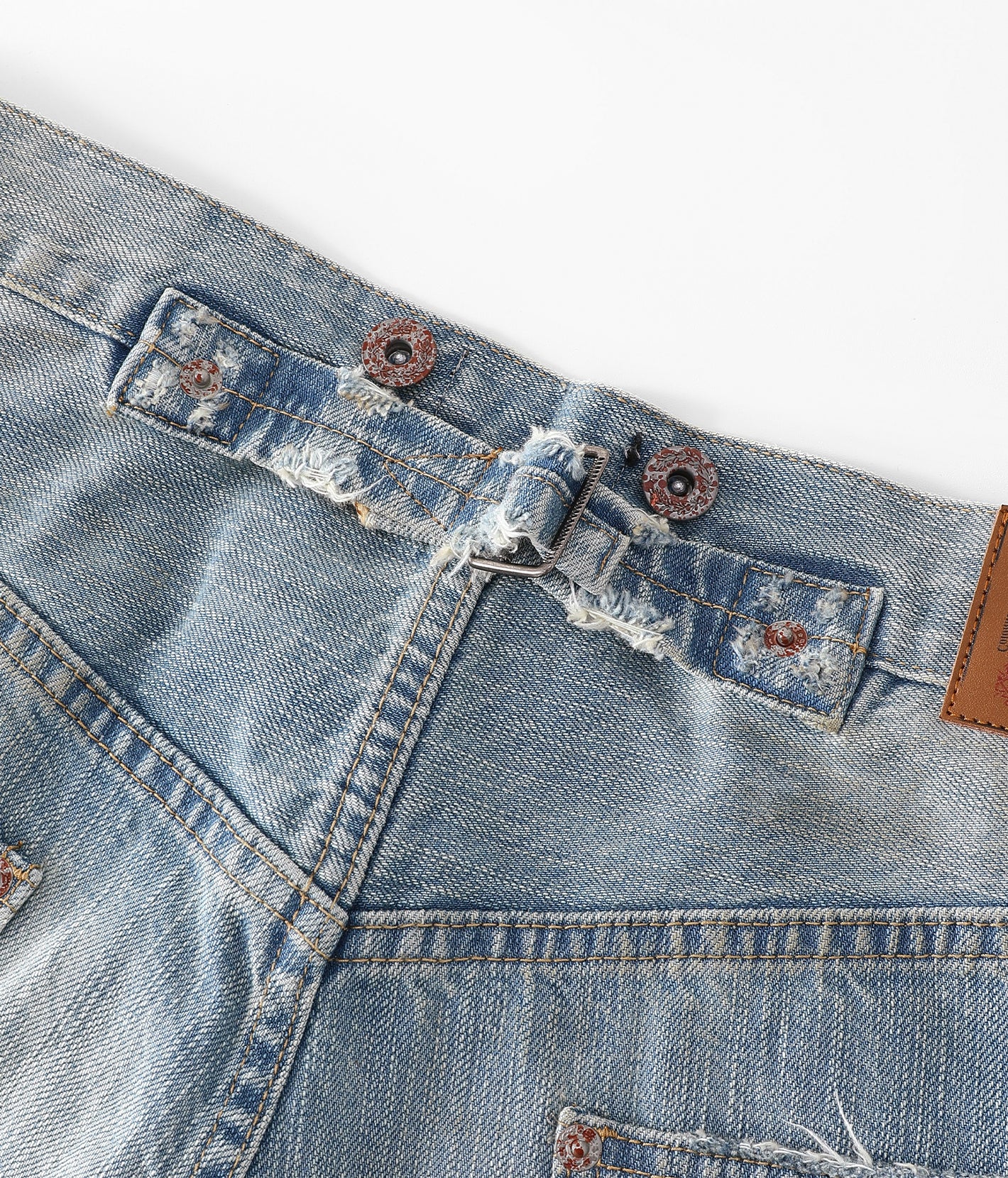 Rust Button Selvedge Denim