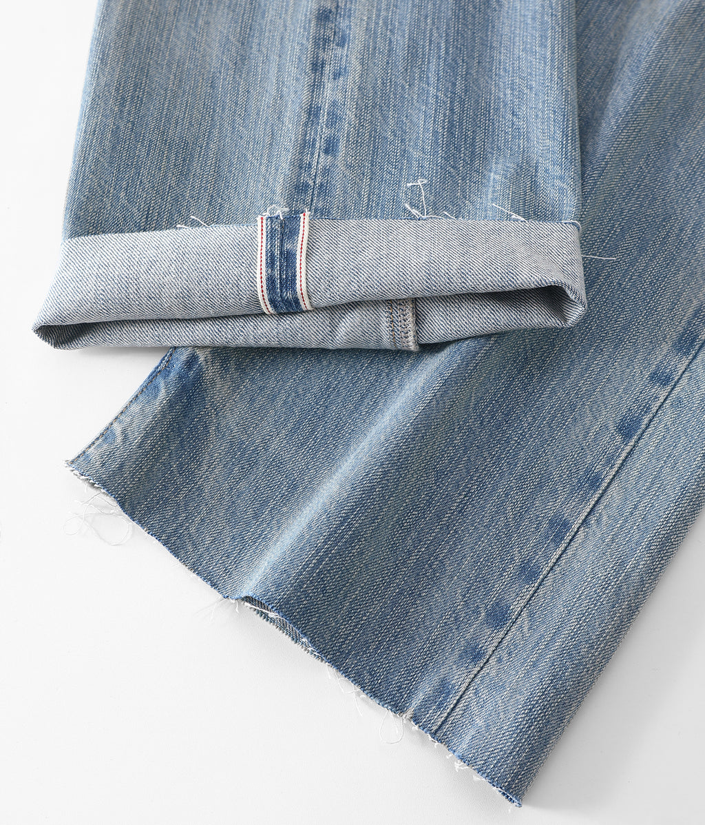 Rust Button Selvedge Denim