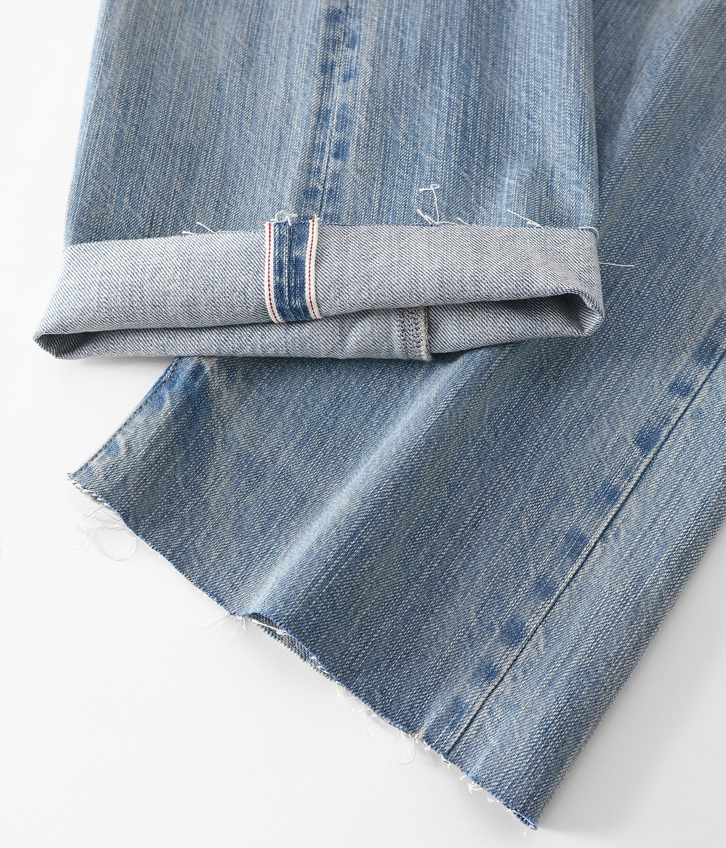 Rust Button Selvedge Denim