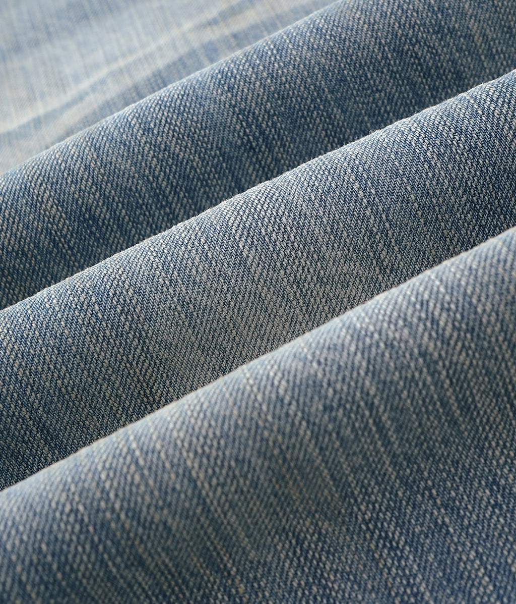 Rust Button Selvedge Denim