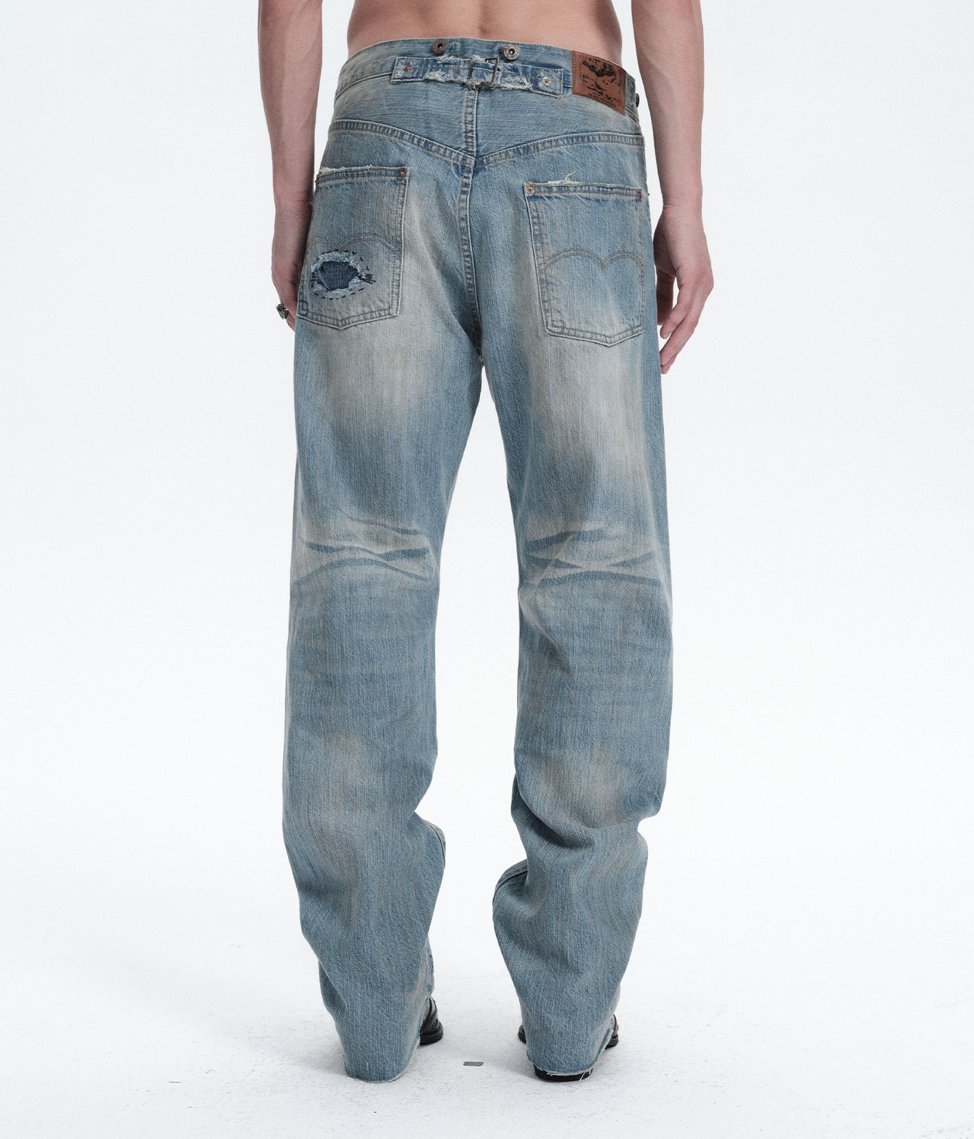 Rust Button Selvedge Denim