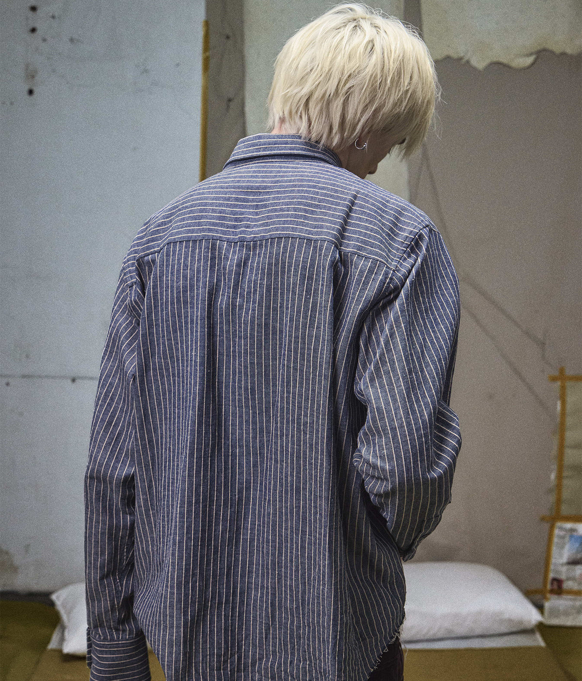 Striped Cotton Linen Shirt