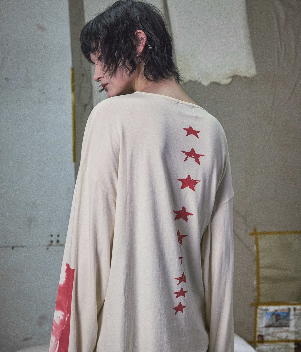 Taxi Driver Graphic Print Long Sleeve Tee