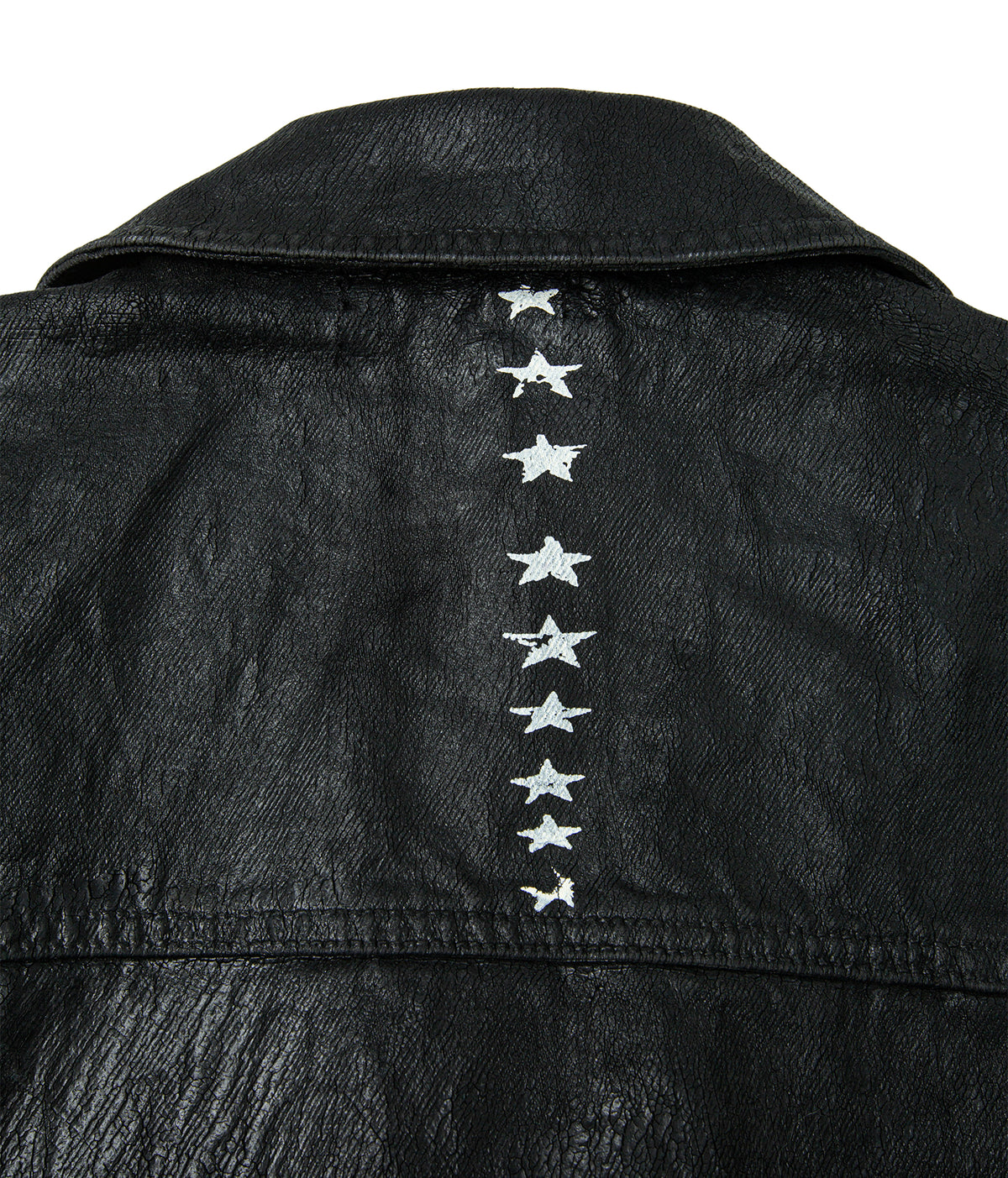 Waxed Cotton Double-Breasted Blazer