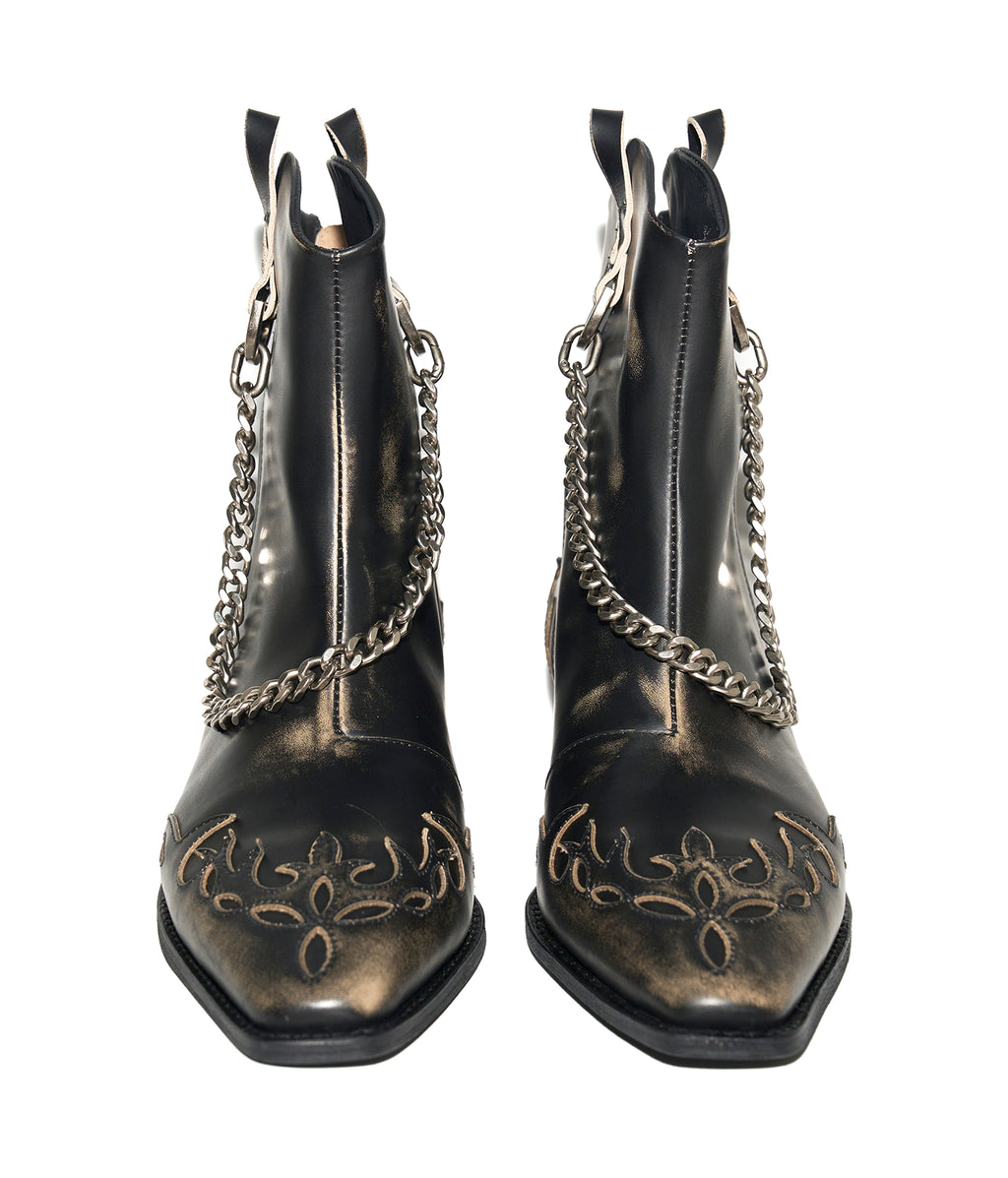 Chain Western Boots  | Richill Melancholy
