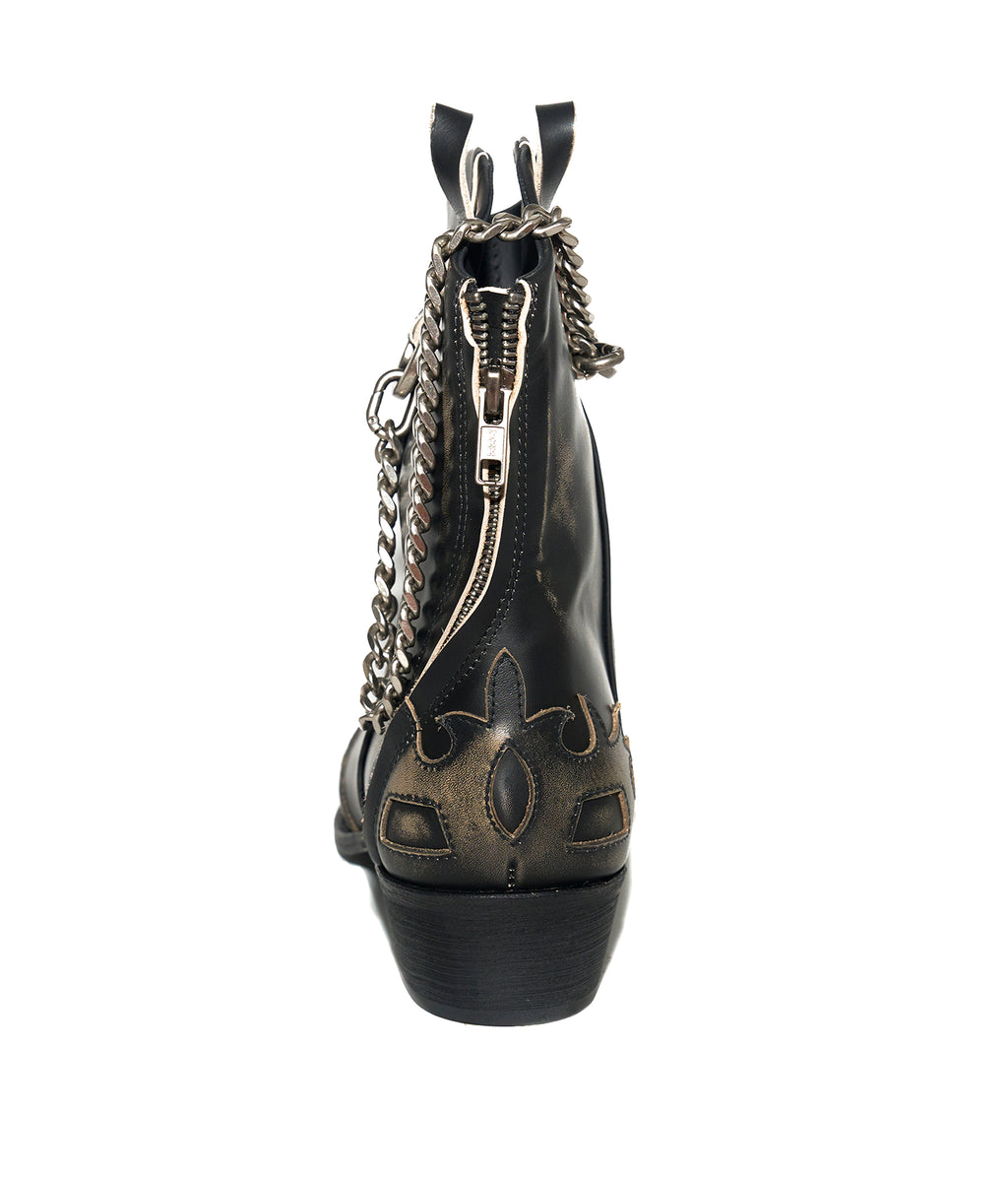 Chain Western Boots  | Richill Melancholy