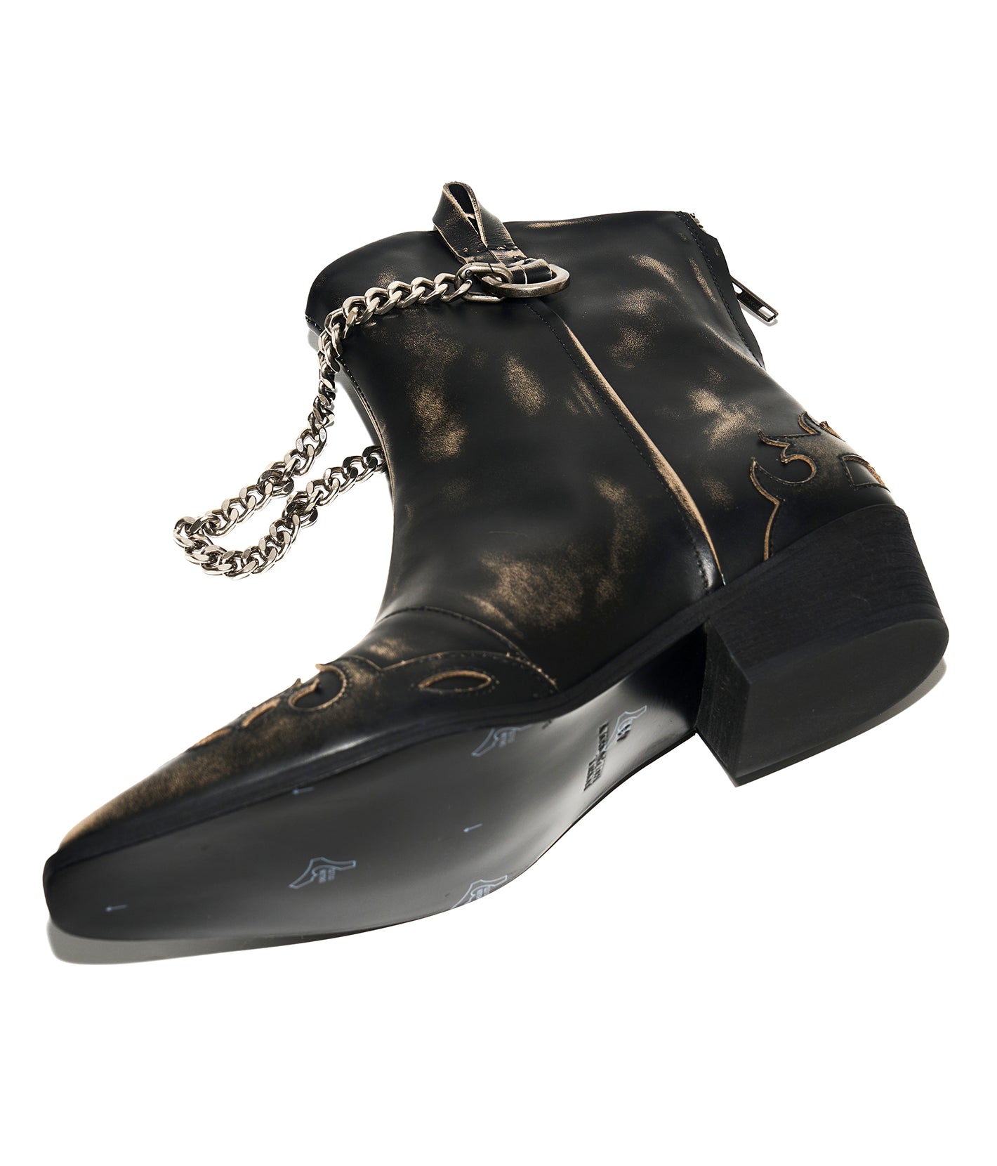 Chain Western Boots  | Richill Melancholy