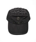 Coin-Emblem Distressed Military Cap | Richill Melancholy