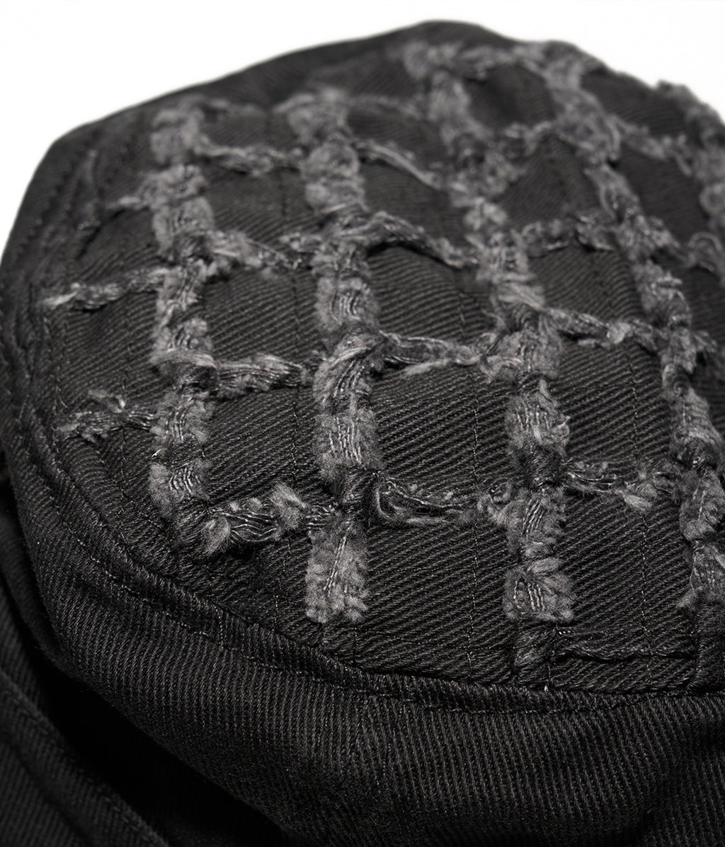 Coin-Emblem Distressed Military Cap | Richill Melancholy