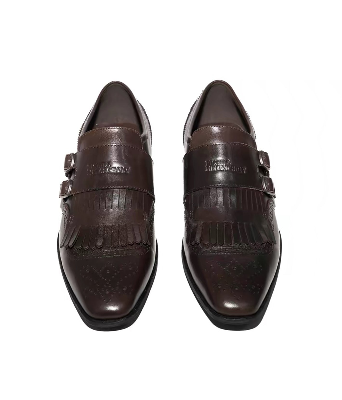 Fringed Monk Leather Shoes | Richill Melancholy