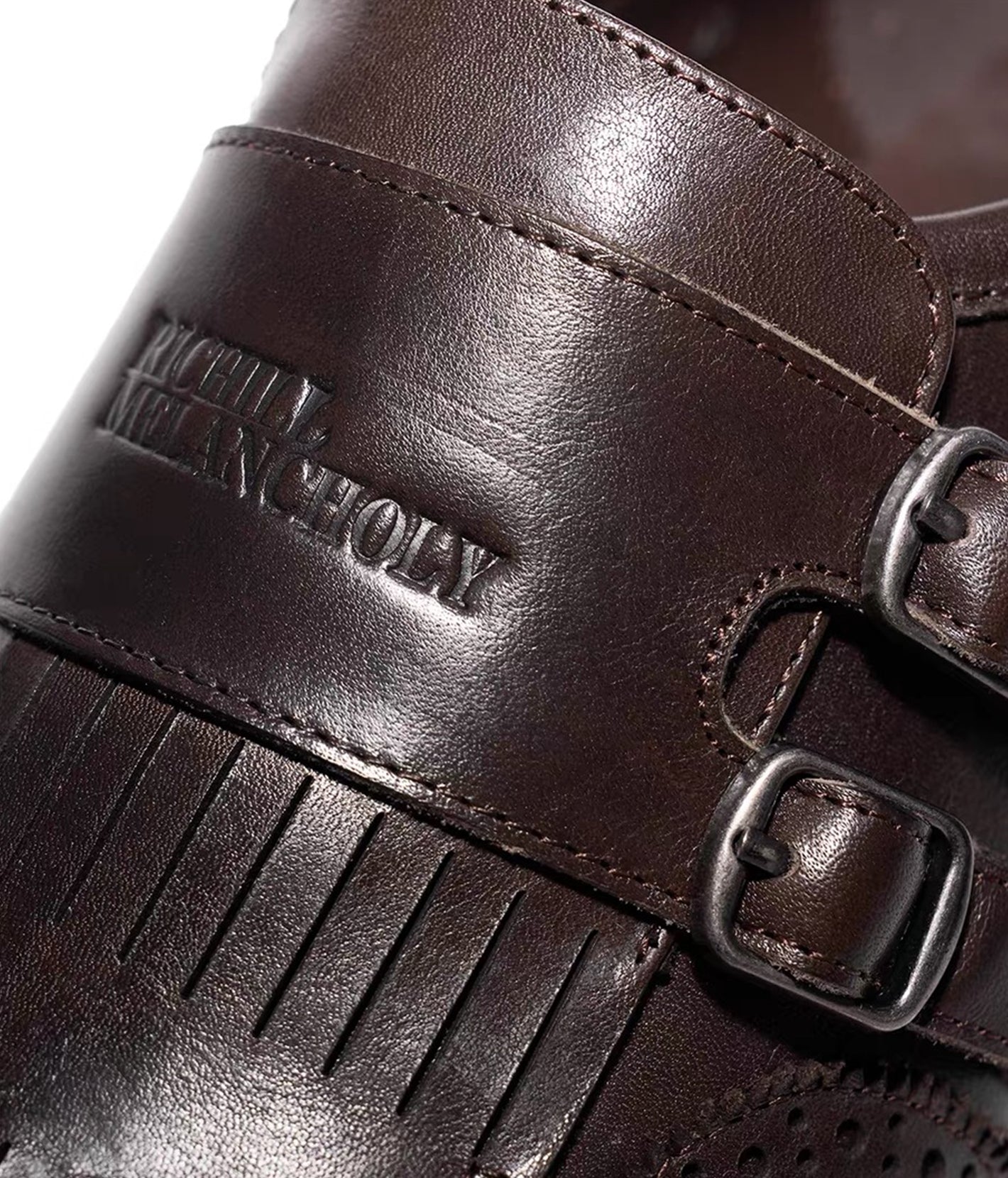 Fringed Monk Leather Shoes | Richill Melancholy