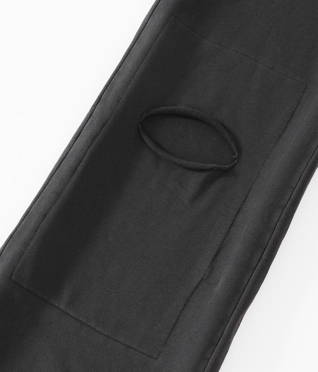 Antique Coin Ring-Detail Contrast-Stitch Washed Sweatpants