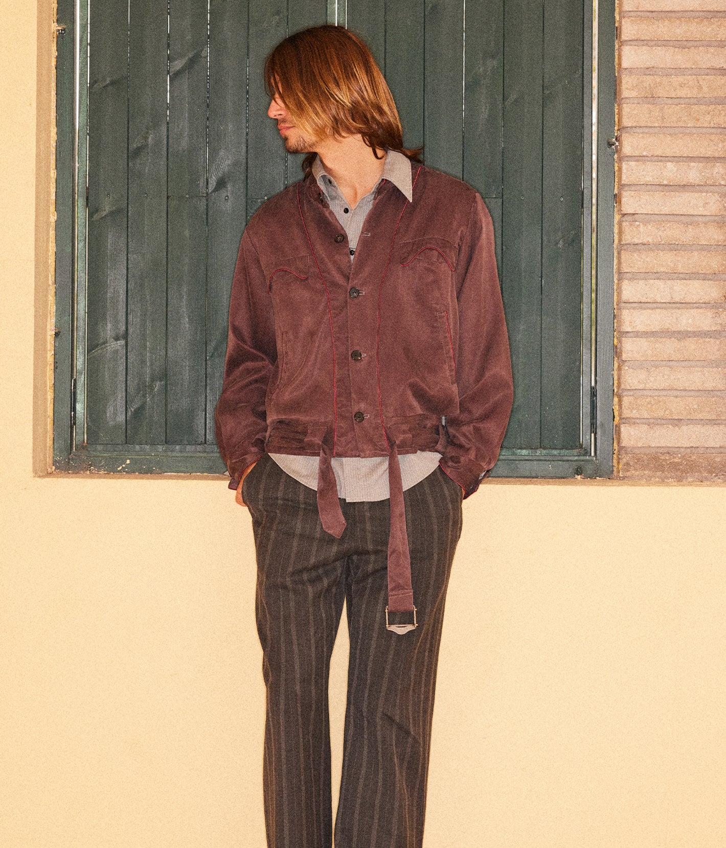 Belted Cupro Jacket | Richill Melancholy