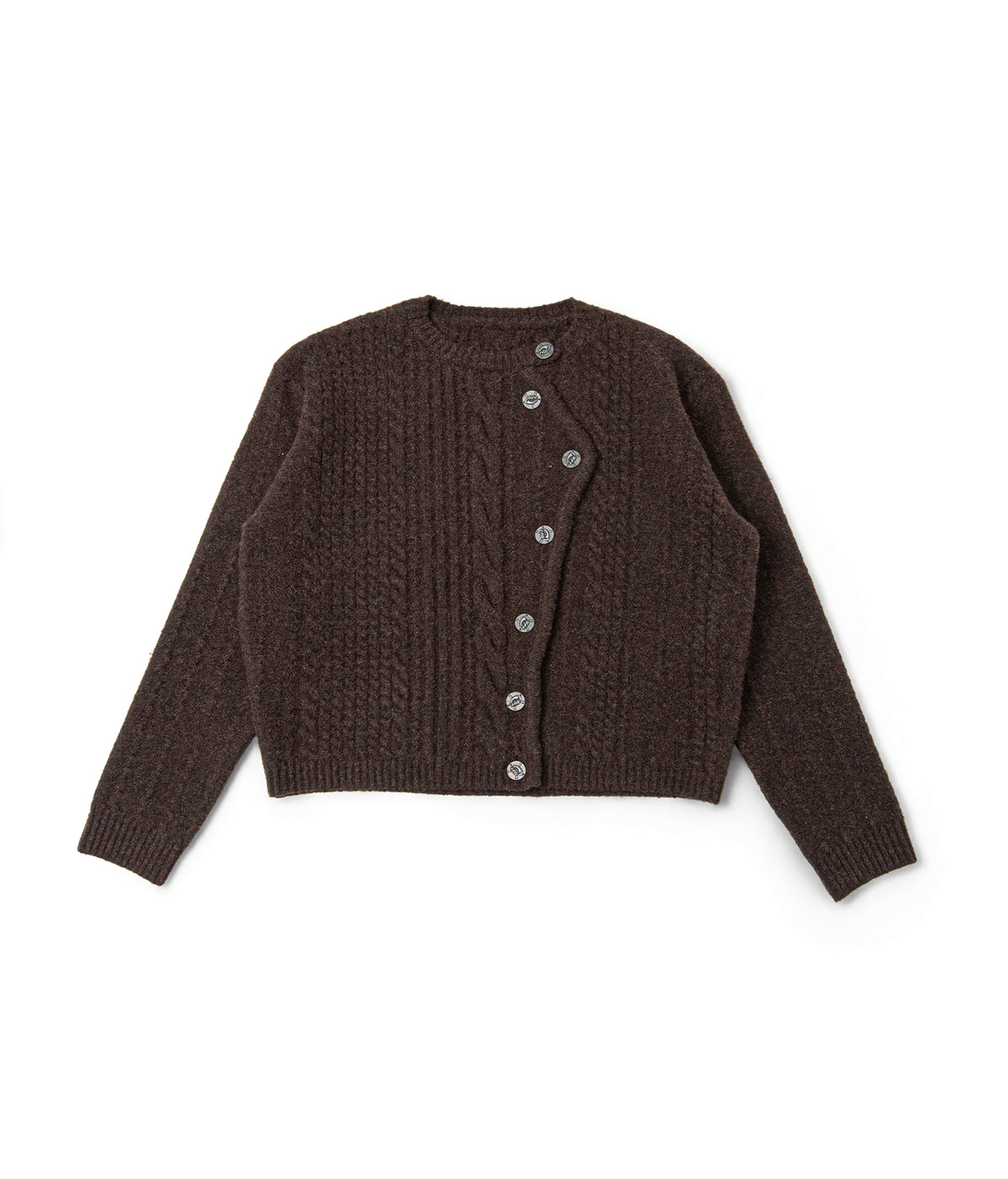 Cable Knit Crewneck Sweater