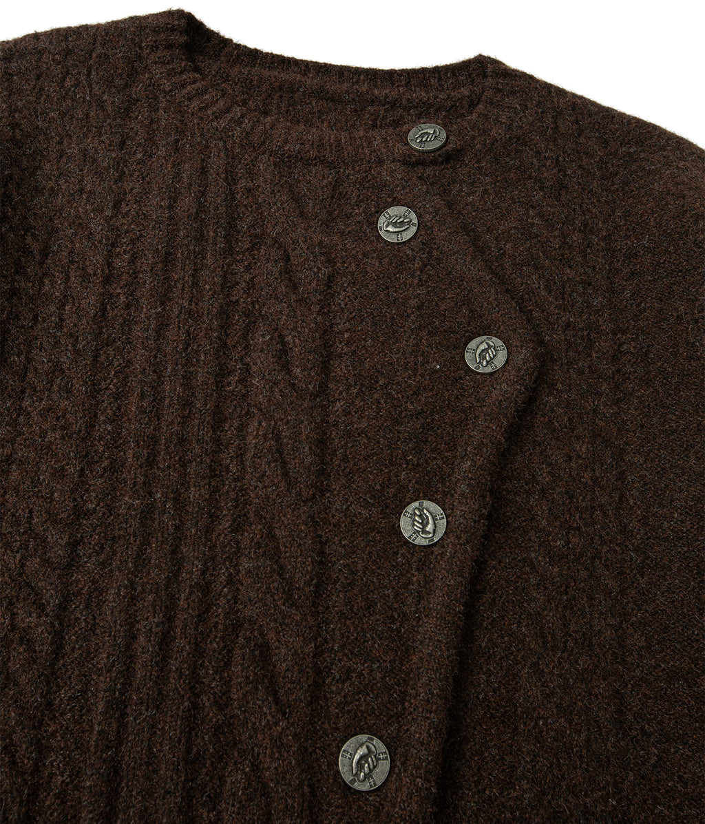 Cable Knit Crewneck Sweater