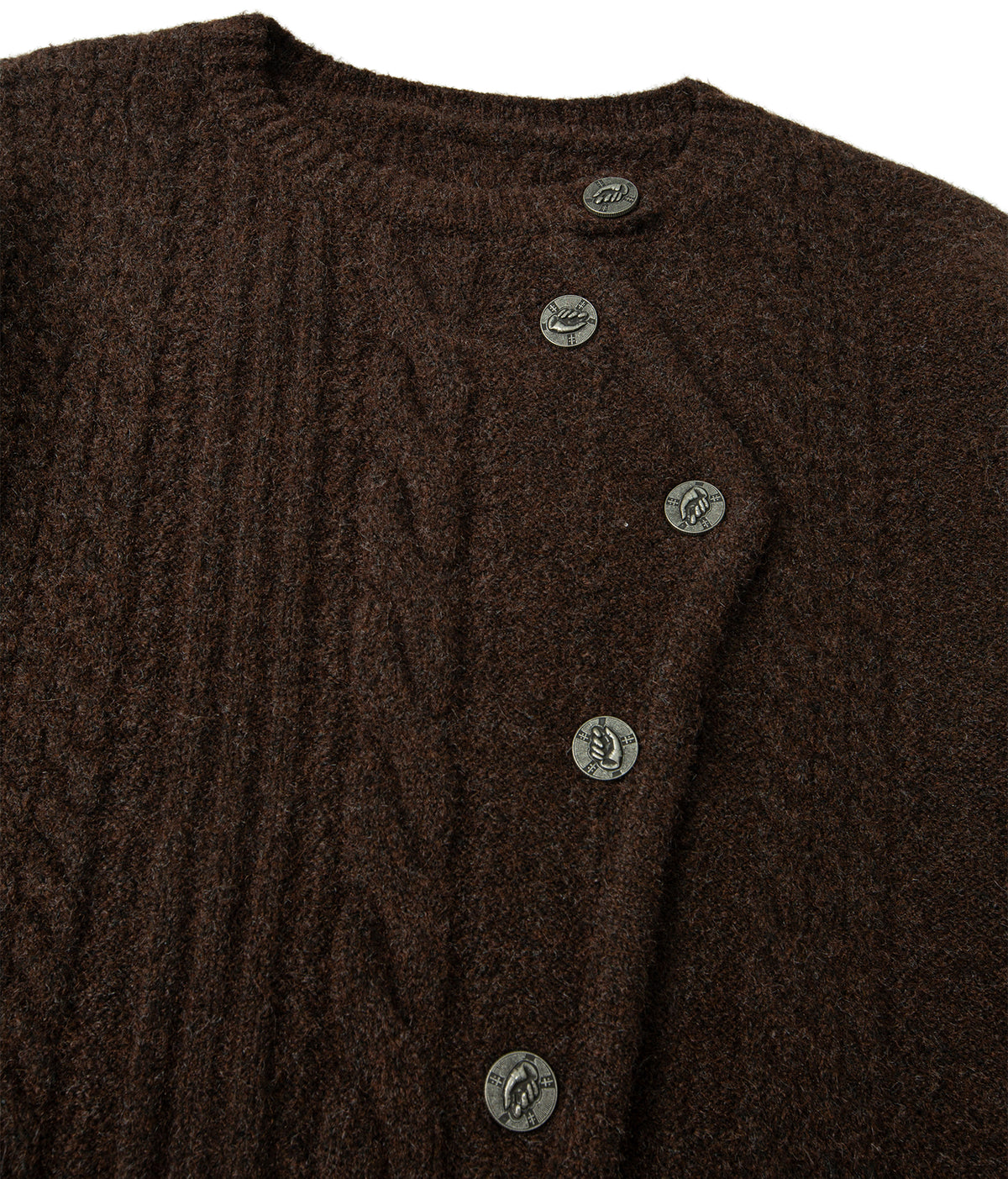 Cable Knit Crewneck Sweater