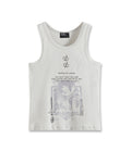 Graphic Ribbed Tank Top