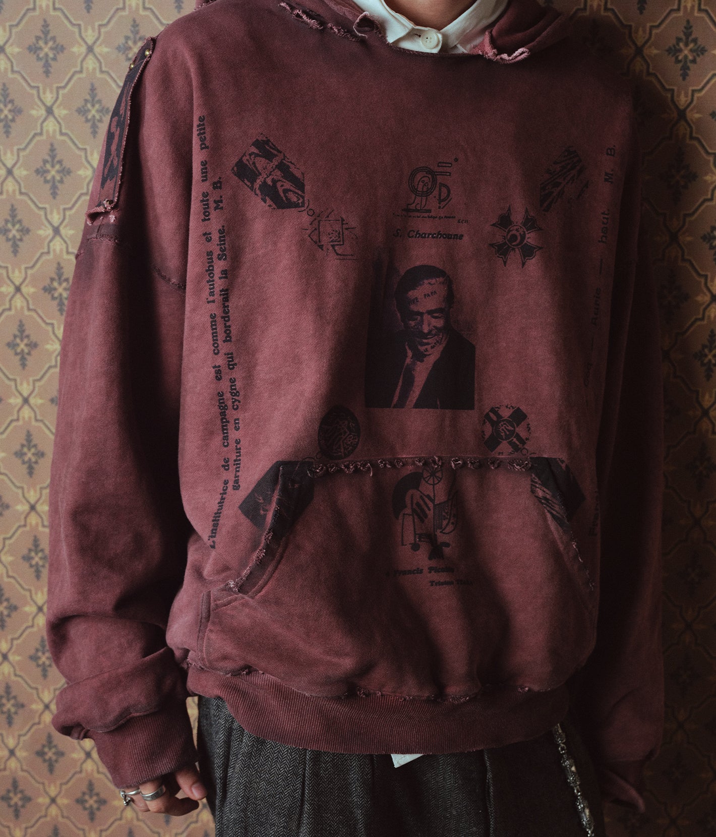 Nationalist Studded Hoodie | Richill Melancholy
