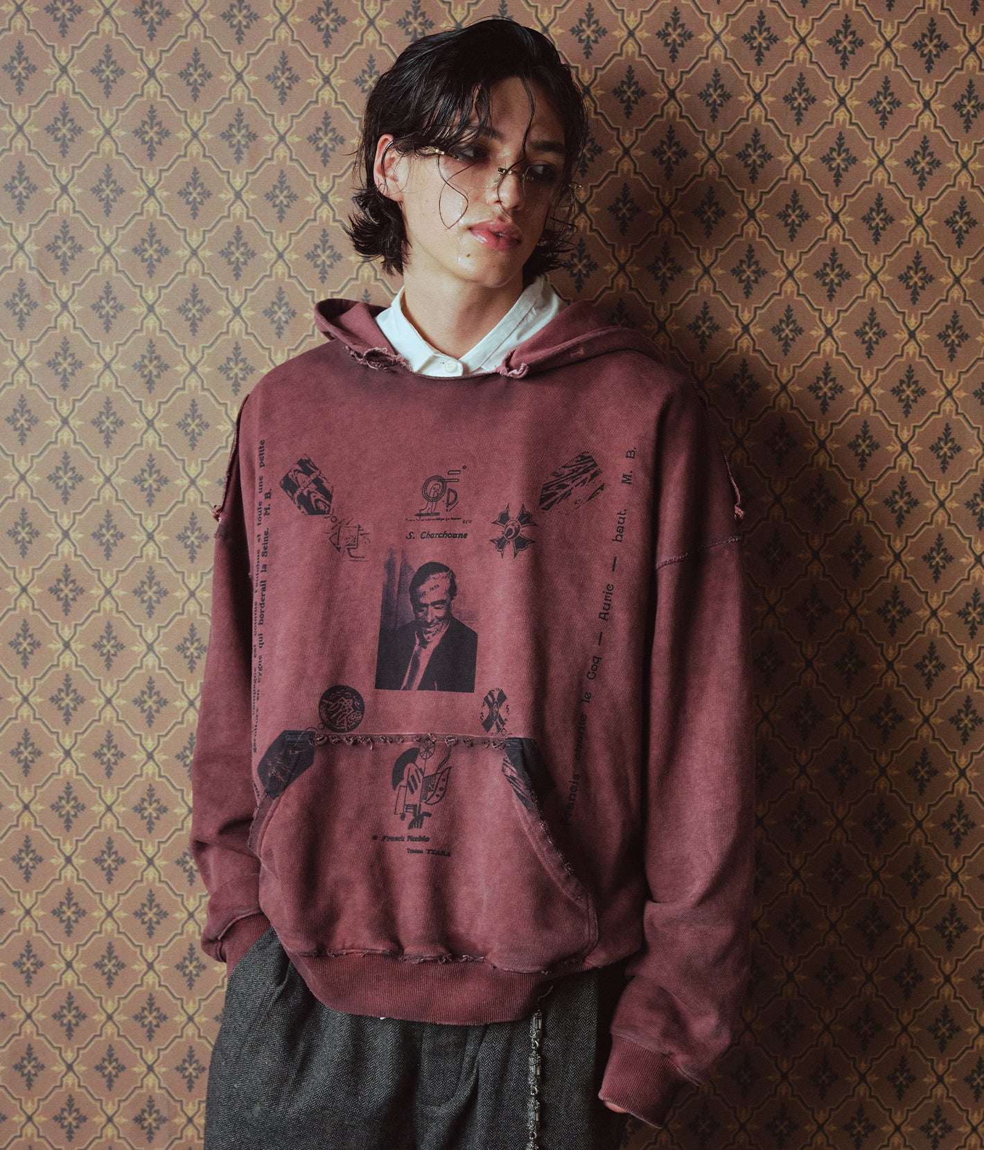 Nationalist Studded Hoodie | Richill Melancholy