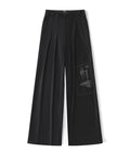 Patch Wool Tailored Trouser