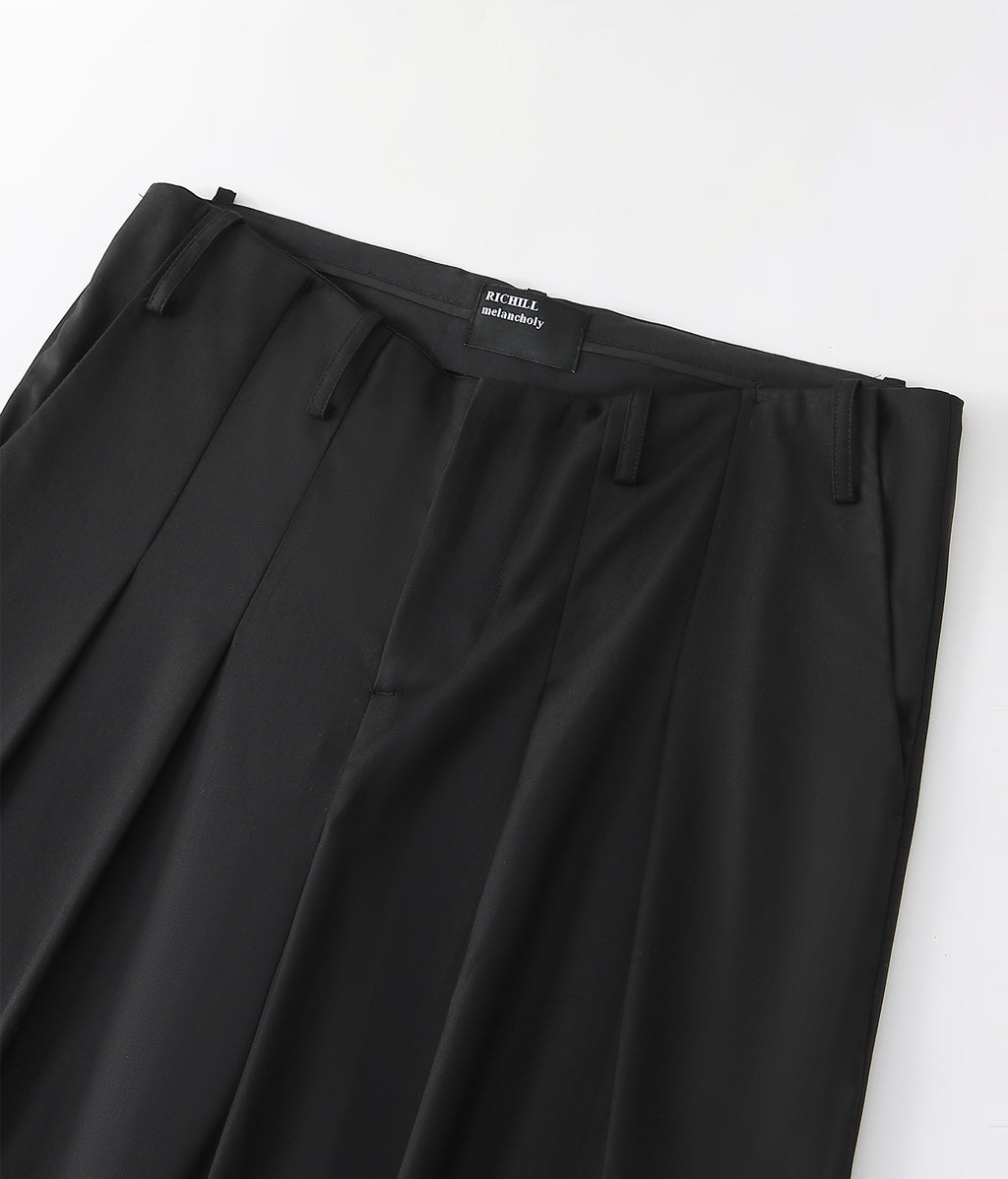 Patch Wool Tailored Trouser