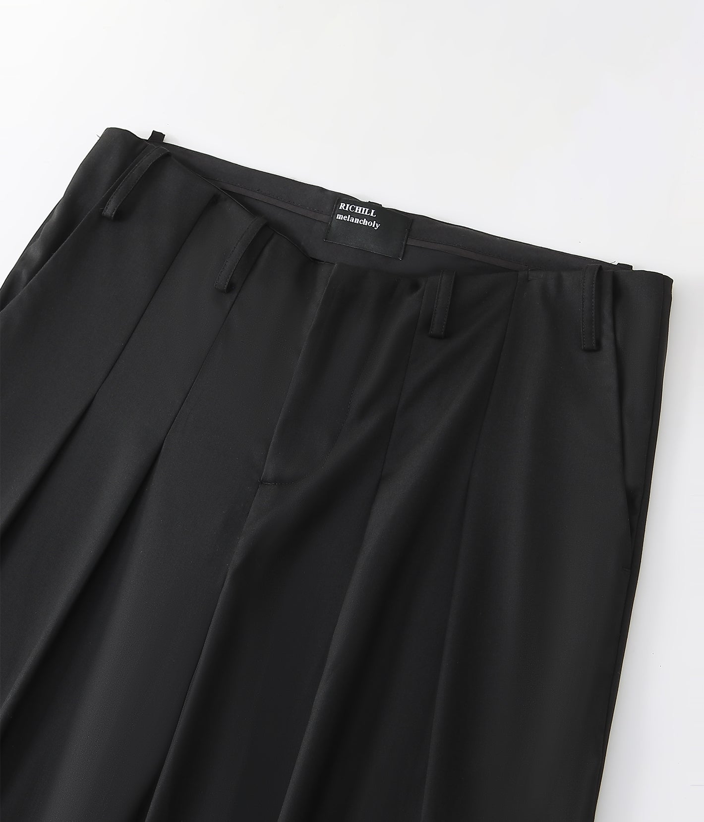 Patch Wool Tailored Trouser