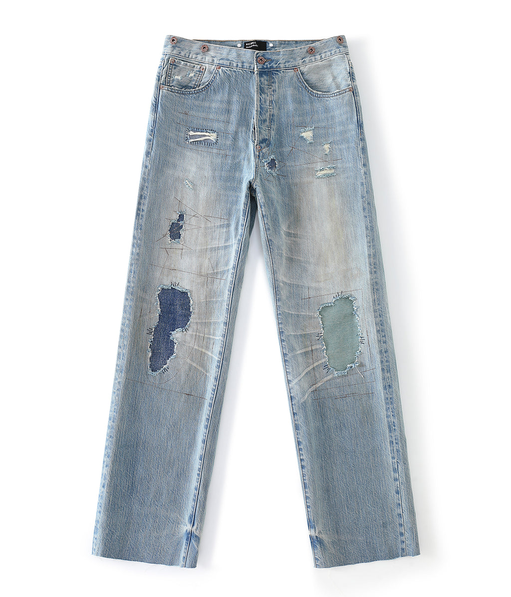 Rust Button Selvedge Denim