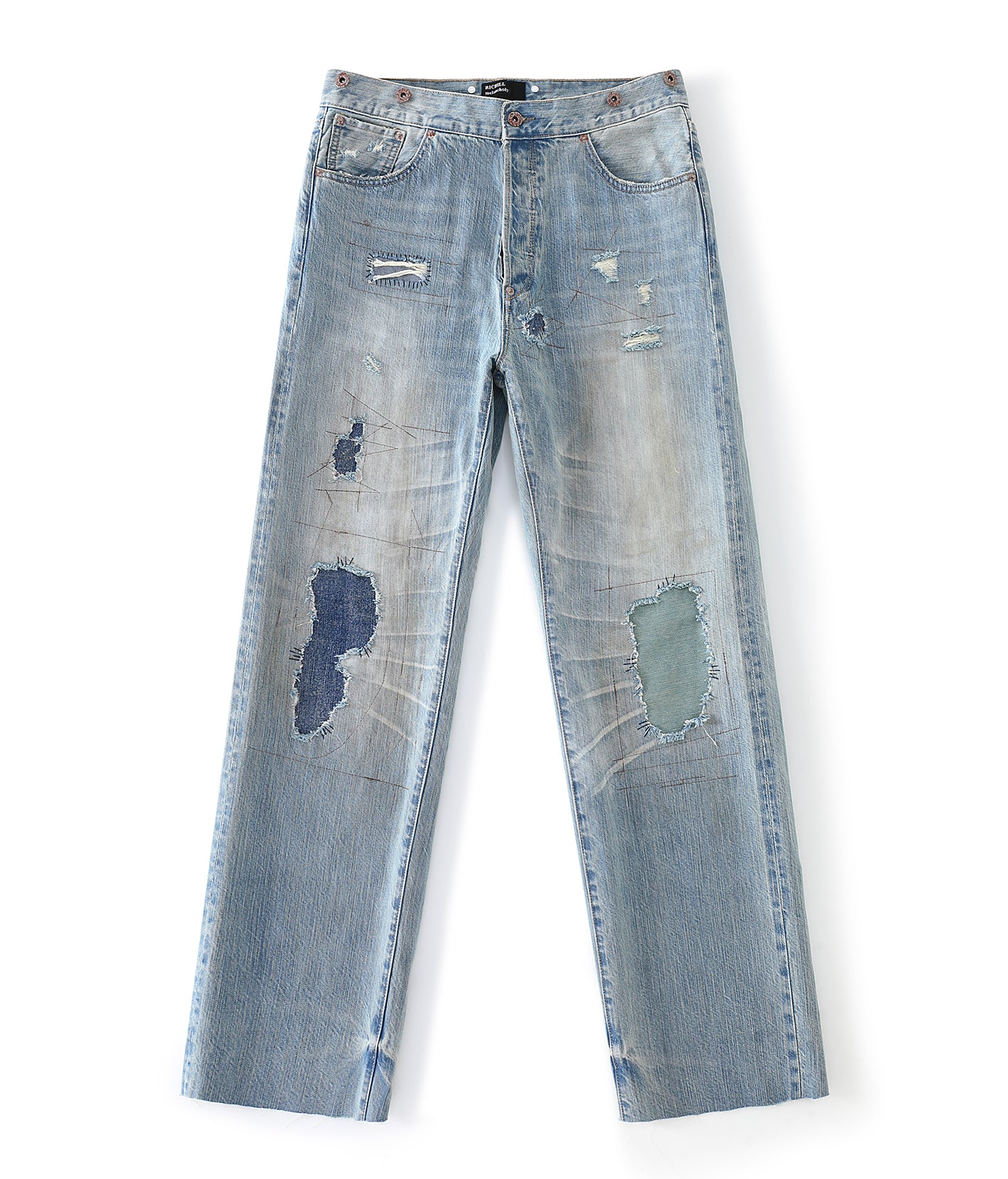 Rust Button Selvedge Denim