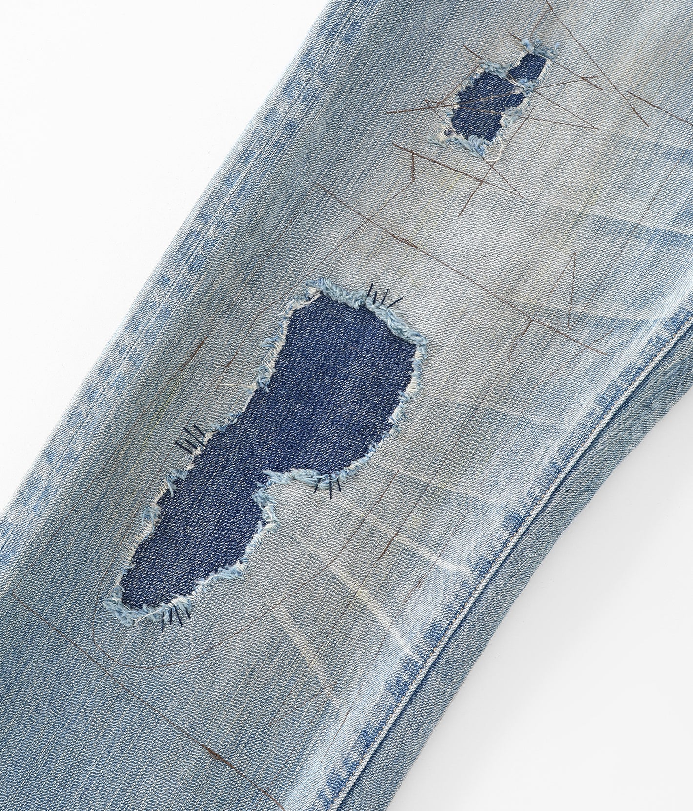 Rust Button Selvedge Denim
