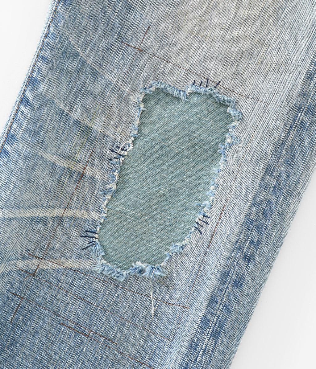 Rust Button Selvedge Denim