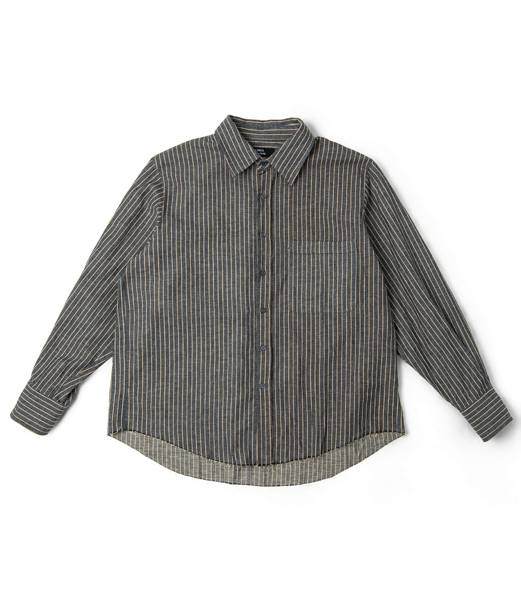 Striped Cotton Linen Shirt