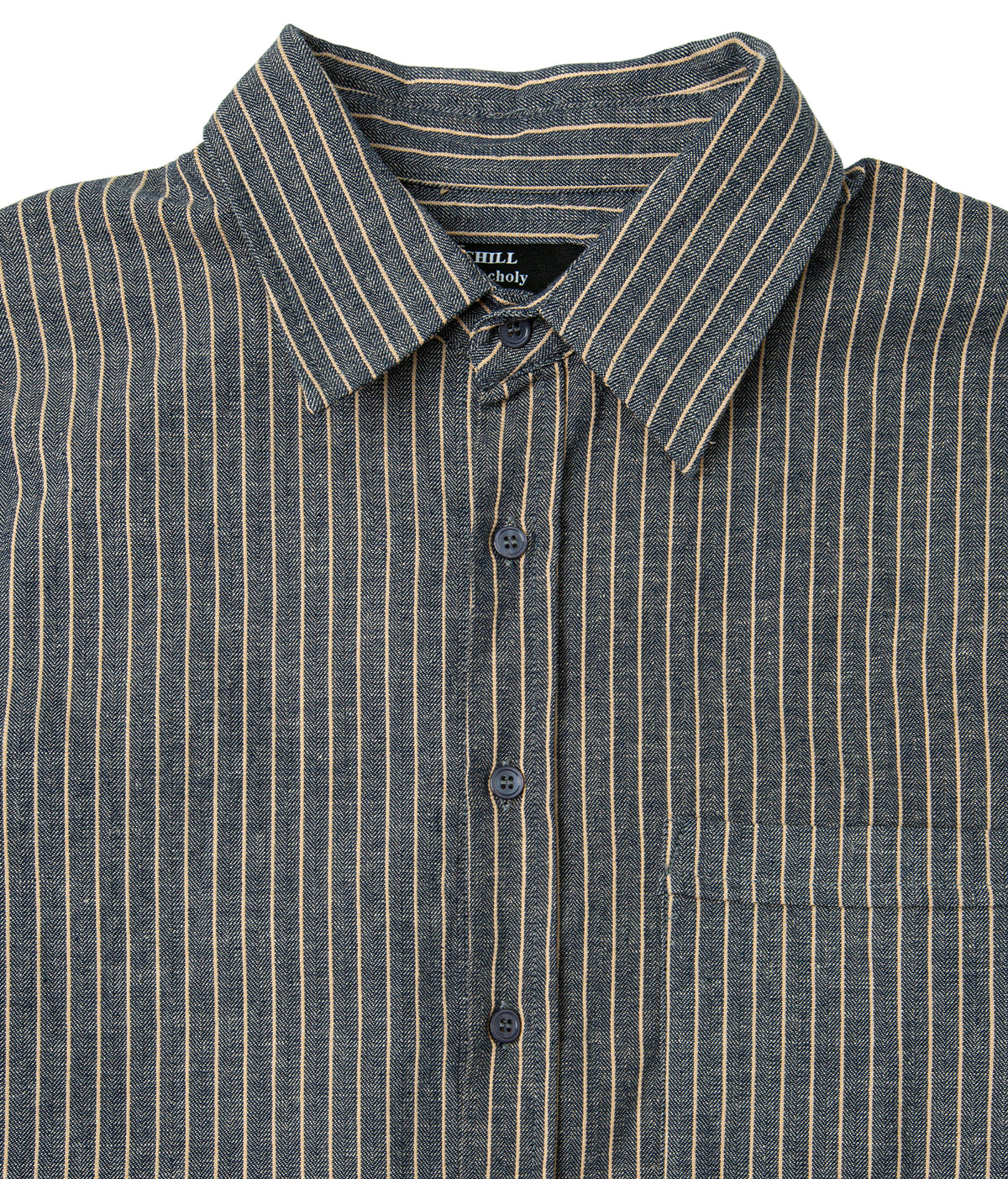 Striped Cotton Linen Shirt
