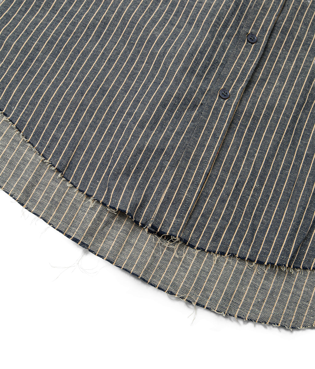Striped Cotton Linen Shirt