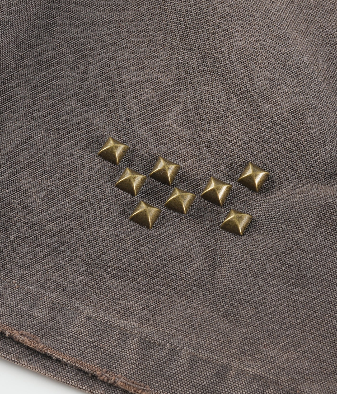 Studded Washed Canvas Shorts