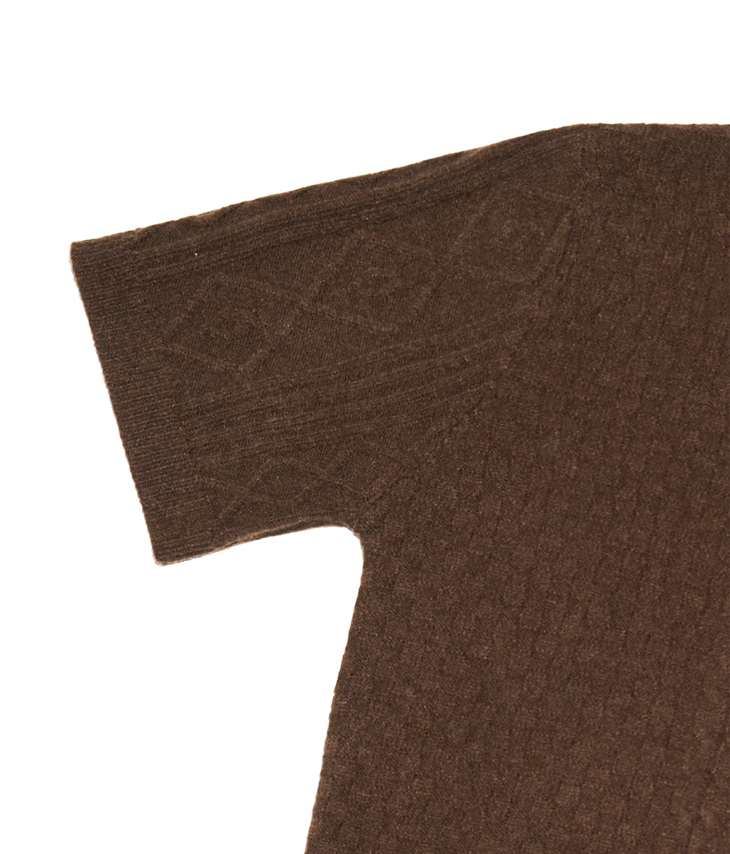 Textured Jacquard V-Neck Knit Polo Shirt