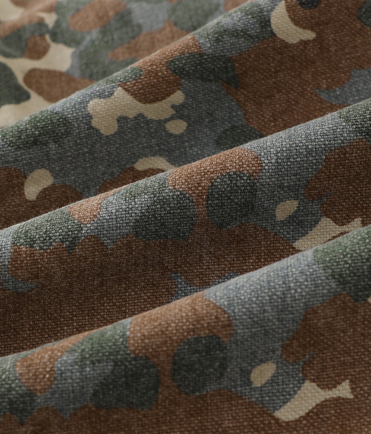 Vintage Washed Camouflage Cargo Shorts