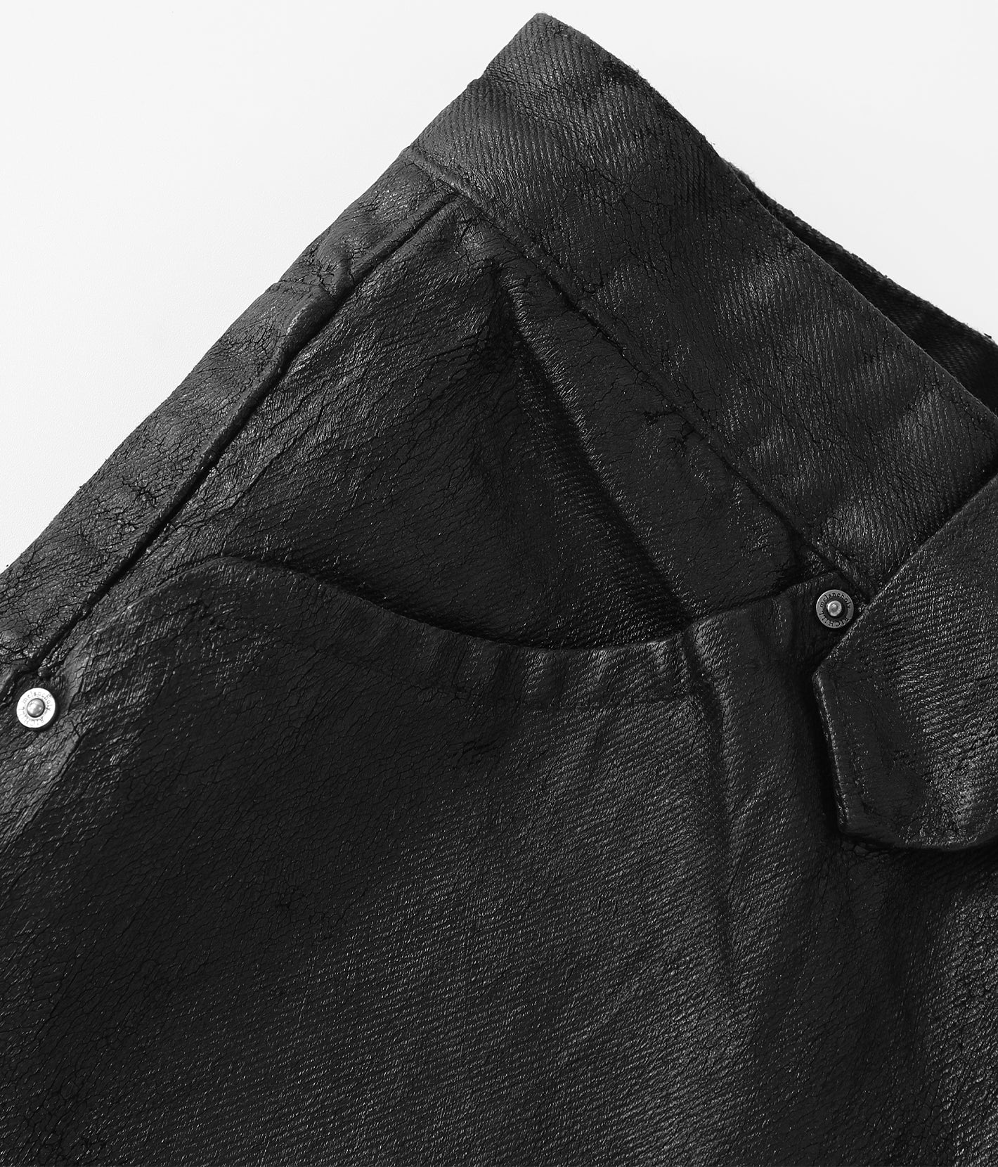 Waxed Flare Denim