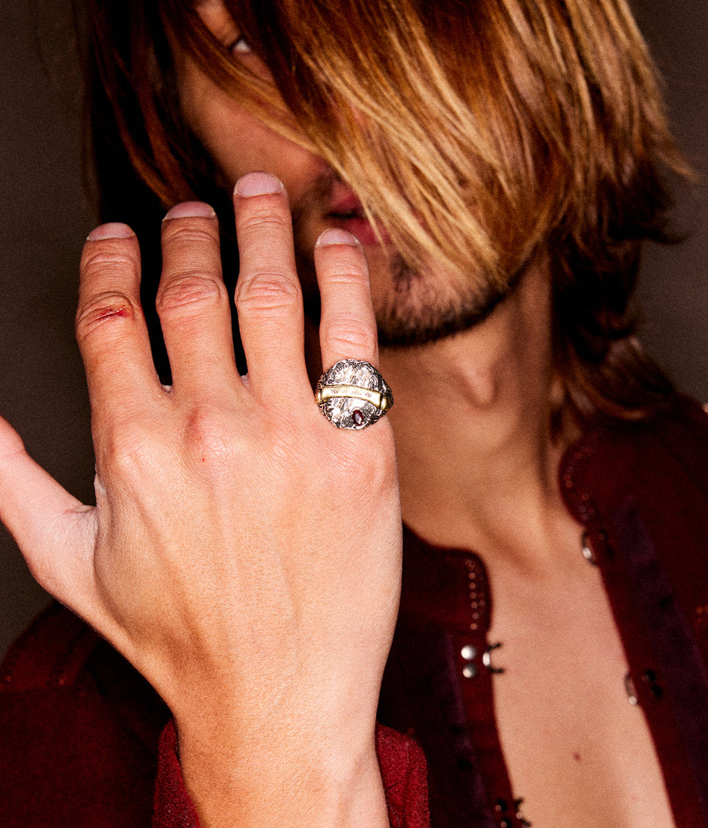 Sacred Heart Crest Ring | Richill Melancholy