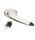 Winged Sword Insignia Belt WHT