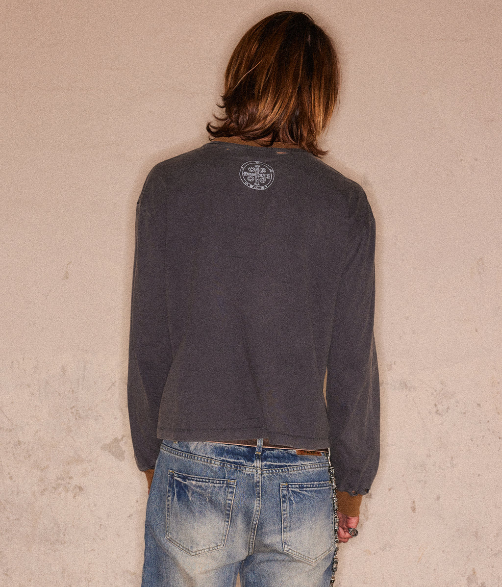 Studded Graphic L-S Tee | Richill Melancholy
